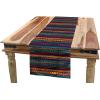 Ambesonne Tartan Table Runner, A Traditional Plaid with Diagonal Lines Rhombuses Scottish Retro Themed Drawing Art, Decoration for Dining Room and Kitchen Home and House Decor, 16″ X 72″, Coral Black(Teal Plum)