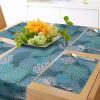 Ambesonne Tartan Table Runner, A Traditional Plaid with Diagonal Lines Rhombuses Scottish Retro Themed Drawing Art, Decoration for Dining Room and Kitchen Home and House Decor, 16″ X 72″, Coral Black(Petrol Blue Teal)