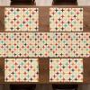 Ambesonne Tartan Table Runner, A Traditional Plaid with Diagonal Lines Rhombuses Scottish Retro Themed Drawing Art, Decoration for Dining Room and Kitchen Home and House Decor, 16″ X 72″, Coral Black(Orange Champagne)