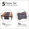 Ambesonne Tartan Table Runner, A Traditional Plaid with Diagonal Lines Rhombuses Scottish Retro Themed Drawing Art, Decoration for Dining Room and Kitchen Home and House Decor, 16″ X 72″, Coral Black(Black Coral)