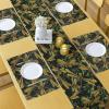 Ambesonne Tartan Table Runner, A Traditional Plaid with Diagonal Lines Rhombuses Scottish Retro Themed Drawing Art, Decoration for Dining Room and Kitchen Home and House Decor, 16″ X 72″, Coral Black(Green Yellow Black)