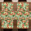 Ambesonne Tartan Table Runner, A Traditional Plaid with Diagonal Lines Rhombuses Scottish Retro Themed Drawing Art, Decoration for Dining Room and Kitchen Home and House Decor, 16″ X 72″, Coral Black(Red Pale Yellow Green)
