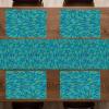 Ambesonne Tartan Table Runner, A Traditional Plaid with Diagonal Lines Rhombuses Scottish Retro Themed Drawing Art, Decoration for Dining Room and Kitchen Home and House Decor, 16″ X 72″, Coral Black(Mint Green Blue)