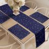 Ambesonne Tartan Table Runner, A Traditional Plaid with Diagonal Lines Rhombuses Scottish Retro Themed Drawing Art, Decoration for Dining Room and Kitchen Home and House Decor, 16″ X 72″, Coral Black(Purple White)