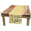 Ambesonne Vintage Rose Table Runner, Repetitive Soft Romantic Tones Floral, Rectangle Scarf for Dining Room Kitchen Table Setting Decor, 14″ X 90″, White Pale Pink Fuchsia(Yellow and Burnt Orange)