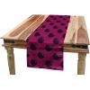 Ambesonne Vintage Rose Table Runner, Repetitive Soft Romantic Tones Floral, Rectangle Scarf for Dining Room Kitchen Table Setting Decor, 14″ X 90″, White Pale Pink Fuchsia(Magenta Dark Purple)