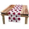 Ambesonne Vintage Rose Table Runner, Repetitive Soft Romantic Tones Floral, Rectangle Scarf for Dining Room Kitchen Table Setting Decor, 14″ X 90″, White Pale Pink Fuchsia(Pale Pink Raspberry)
