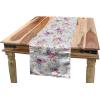 Ambesonne Vintage Rose Table Runner, Repetitive Soft Romantic Tones Floral, Rectangle Scarf for Dining Room Kitchen Table Setting Decor, 14″ X 90″, White Pale Pink Fuchsia(White Pale Pink Fuchsia)