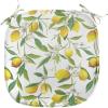 Ambesonne Black and White Chair Seating Cushion Set of 4, Vintage Floral Pattern Victorian Classic Royal Inspired New Modern Art, Anti-Slip Seat Padding for Kitchen & Patio, 16″x16″, White and Black(Fern Green Yellow White)