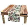 Ambesonne Bohemian Table Runner, Retro Colorful Flowers Pattern Exquisite Blooms Boho Vintage Floral Art, Rectangle Scarf for Dining Room Kitchen Table Setting Decor, 14″ X 120″, Multicolor(Multi Color)