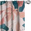 Coral Dark Teal Peach