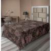 Ambesonne Floral Scene Flat Sheet, Garden Feelings Flowers Boho Silhouettes with Neutral Colors Art, Soft Comfortable Top Sheet Decorative Bedding 1 Piece, Queen Size, Salmon White Dark Cocoa(Green Reseda Pale Pink)
