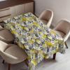 Ambesonne Flower Tablecloth, Cosmos Daisy Cornflower Wildflower Dandelion in Floral Meadow Drawing of Nature, Rectangular Table Cover for Dining Room Kitchen Decor, 60″ X 84″, Pastel Colors(Grey Yellow)