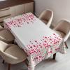 Ambesonne Flower Tablecloth, Cosmos Daisy Cornflower Wildflower Dandelion in Floral Meadow Drawing of Nature, Rectangular Table Cover for Dining Room Kitchen Decor, 60″ X 84″, Pastel Colors(Magenta White)