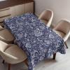Ambesonne Flower Tablecloth, Cosmos Daisy Cornflower Wildflower Dandelion in Floral Meadow Drawing of Nature, Rectangular Table Cover for Dining Room Kitchen Decor, 60″ X 84″, Pastel Colors(Purple Blue)
