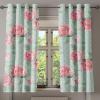 Pale Almond Green and Pink