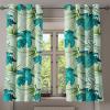 Sea Blue Almond Green