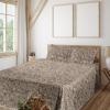 Cocoa Dark Taupe and White