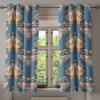 Slate Blue Blush Mustard