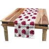 Ambesonne Vintage Rose Table Runner, Repetitive Soft Romantic Tones Floral, Rectangle Scarf for Dining Room Kitchen Table Setting Decor, 14″ X 90″, White Pale Pink Fuchsia(Pale Pink Raspberry)