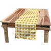 Ambesonne Vintage Rose Table Runner, Repetitive Soft Romantic Tones Floral, Rectangle Scarf for Dining Room Kitchen Table Setting Decor, 14″ X 90″, White Pale Pink Fuchsia(Yellow and Burnt Orange)