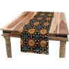 Ambesonne Vintage Rose Table Runner, Repetitive Soft Romantic Tones Floral, Rectangle Scarf for Dining Room Kitchen Table Setting Decor, 14″ X 90″, White Pale Pink Fuchsia(Apricot Dark Blue)
