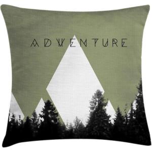 Ambesonne Animal Throw Pillow Cushion Cover, Fox Sleeping Funny Creature in Watercolor Art Design, Decorative Square Accent Pillow Case, 20″ X 20″, Apricot and White(Army Green)