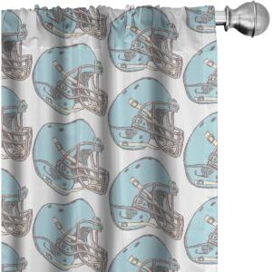 Ambesonne Boho Curtains, Simplistic Ethnic Look Botanical Ornaments as Stripes Neutral Tones, Window Treatments 2 Panel Set for Living Room Bedroom, Pair of – 28″ x 84″, Pale Khaki and Laurel Green(Cream Grey)