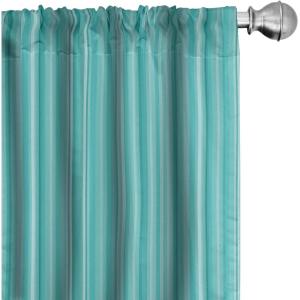 Ambesonne Boho Curtains, Simplistic Ethnic Look Botanical Ornaments as Stripes Neutral Tones, Window Treatments 2 Panel Set for Living Room Bedroom, Pair of – 28″ x 84″, Pale Khaki and Laurel Green(Blue Turquoise)