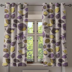 Ambesonne Floral Design Grommet Curtain, Abstract Boho Inspirations Neutral Flowers Silhouettes on Grunge Back, Decorative 2-Panel Window Drapes for Bedroom Living Room, 50″ x 120″, Dimgray Pale Grey(Fawn and Pale Eggplant)