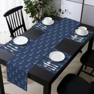 Ambesonne Tartan Table Runner, A Traditional Plaid with Diagonal Lines Rhombuses Scottish Retro Themed Drawing Art, Decoration for Dining Room and Kitchen Home and House Decor, 16″ X 72″, Coral Black(White Blue)