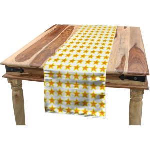 Ambesonne Vintage Rose Table Runner, Repetitive Soft Romantic Tones Floral, Rectangle Scarf for Dining Room Kitchen Table Setting Decor, 14″ X 90″, White Pale Pink Fuchsia(Yellow and Burnt Orange)