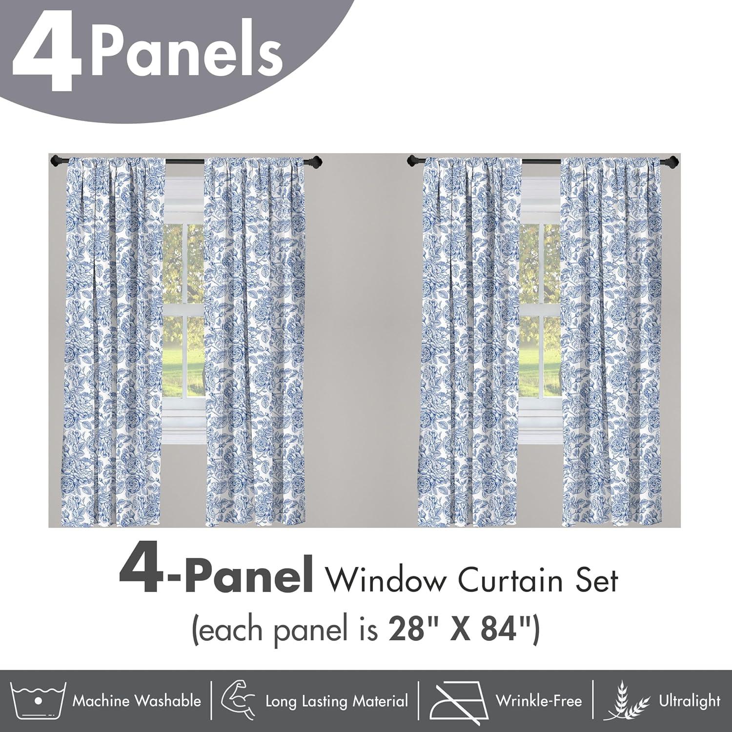 imageAmbesonne Bohemian Curtains Hexagons Floral Botany Art in Cold Colors Ocean and Nature Tones Window Treatments 2 Panel Set for Living Room Bedroom Pair of 28quot x 95quot Teal Green and Sea BluePale Blue