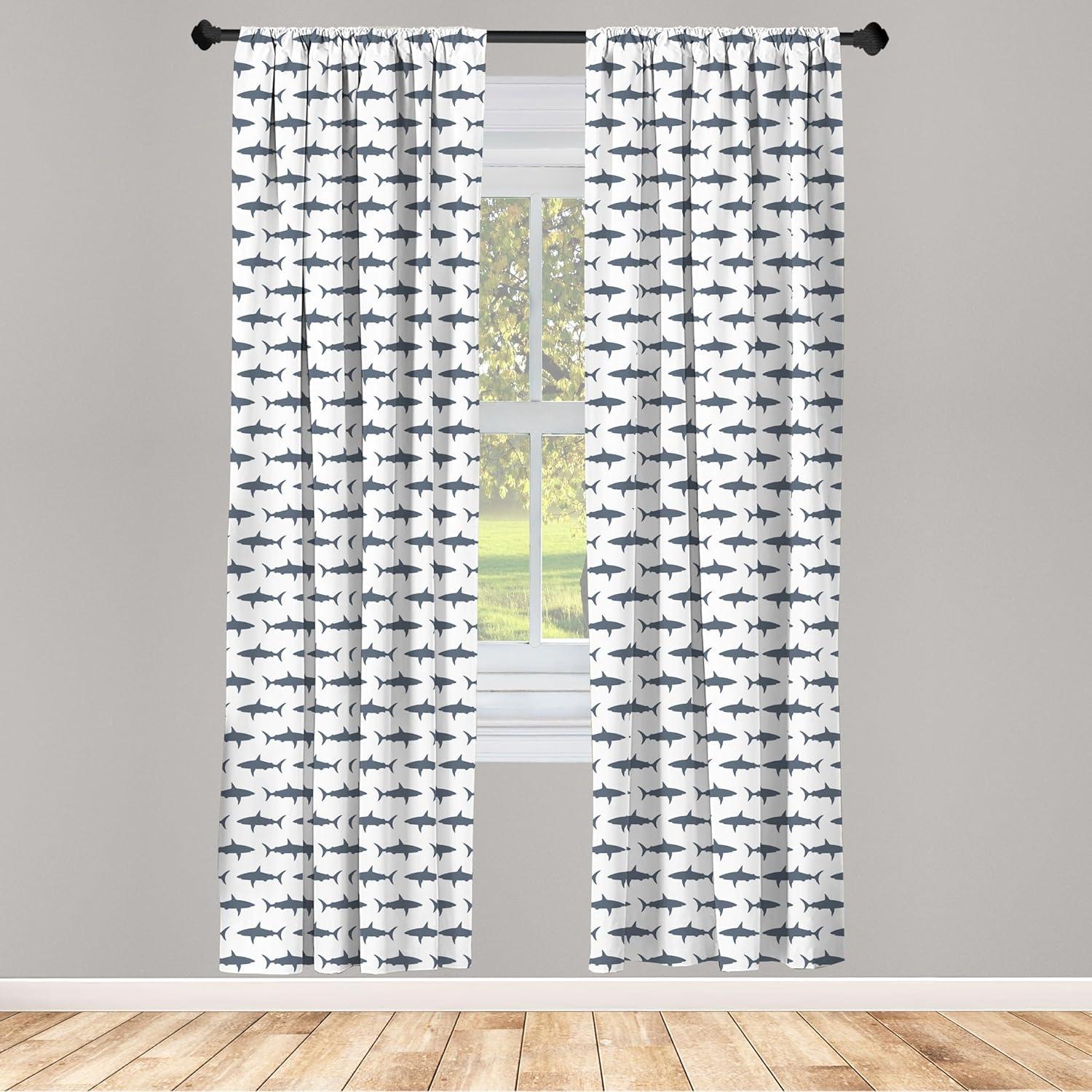 imageAmbesonne Botanical Curtains Watercolor Fall Branches and Geometric Mid Century Modern Autumnal Art Window Treatments 2 Panel Set for Living Room Bedroom Pair of 28quot x 84quot Forest Green Rust TanGrey and Black