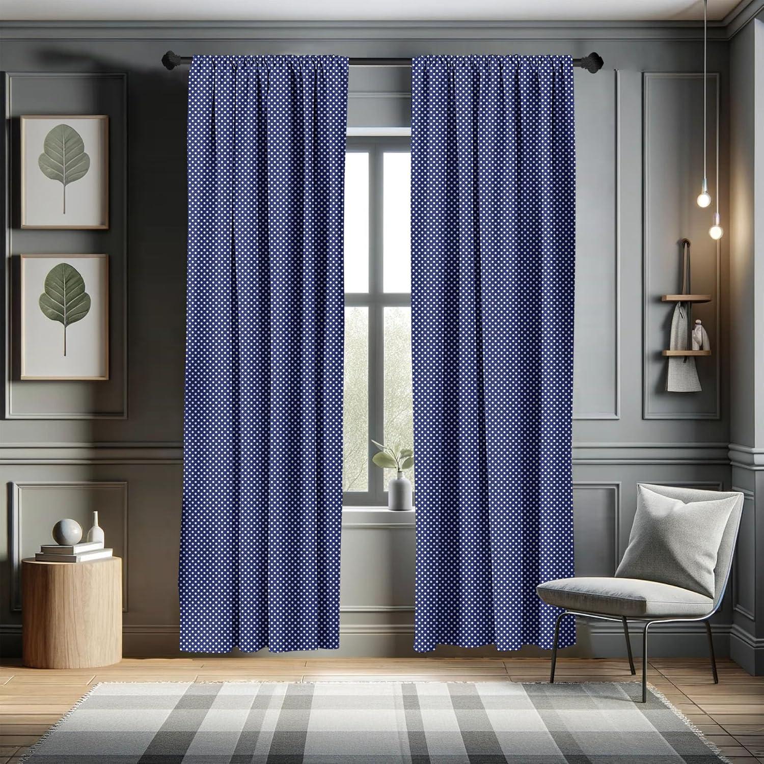 imageAmbesonne Botanical Curtains Watercolor Fall Branches and Geometric Mid Century Modern Autumnal Art Window Treatments 2 Panel Set for Living Room Bedroom Pair of 28quot x 84quot Forest Green Rust TanIndigo White