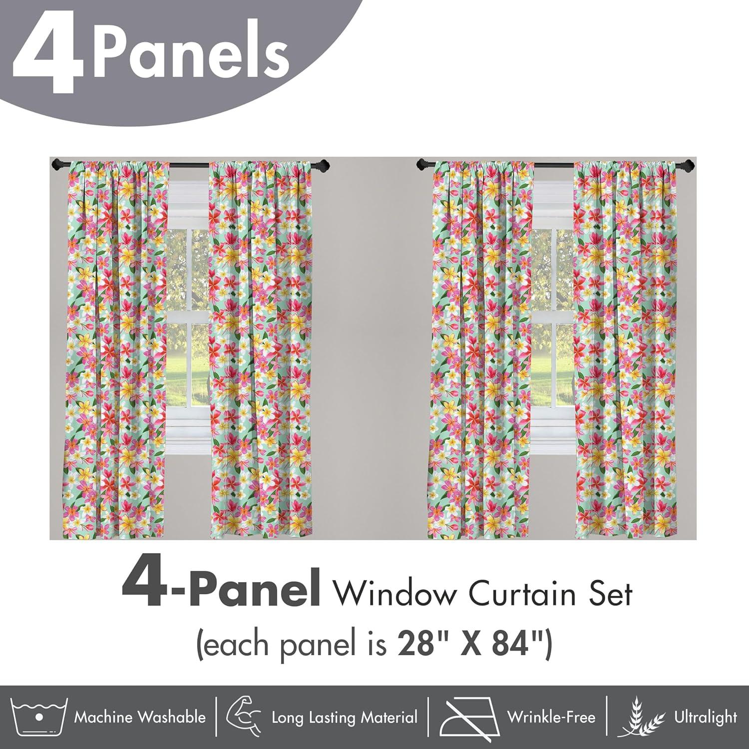 imageAmbesonne Cats Curtains Modern Scandi Pattern of Kitten Love with Romantic Hearts Cartoon Design Window Treatments 2 Panel Set for Living Room Bedroom Pair of 28quot x 63quot Ginger Olive Green WhiteYellow Magenta