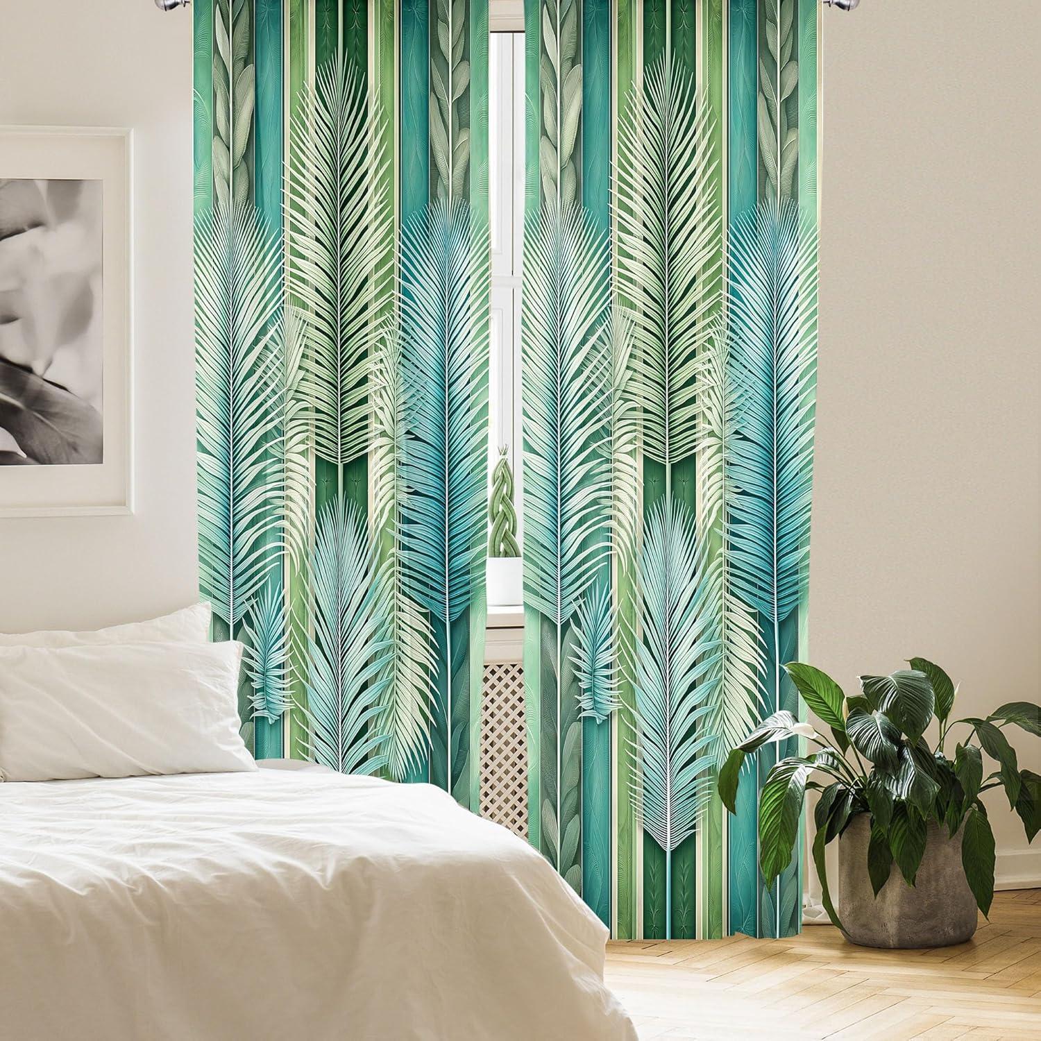 imageAmbesonne Cats Curtains Modern Scandi Pattern of Kitten Love with Romantic Hearts Cartoon Design Window Treatments 2 Panel Set for Living Room Bedroom Pair of 28quot x 63quot Ginger Olive Green WhiteTeal Green and Dark Seafoam
