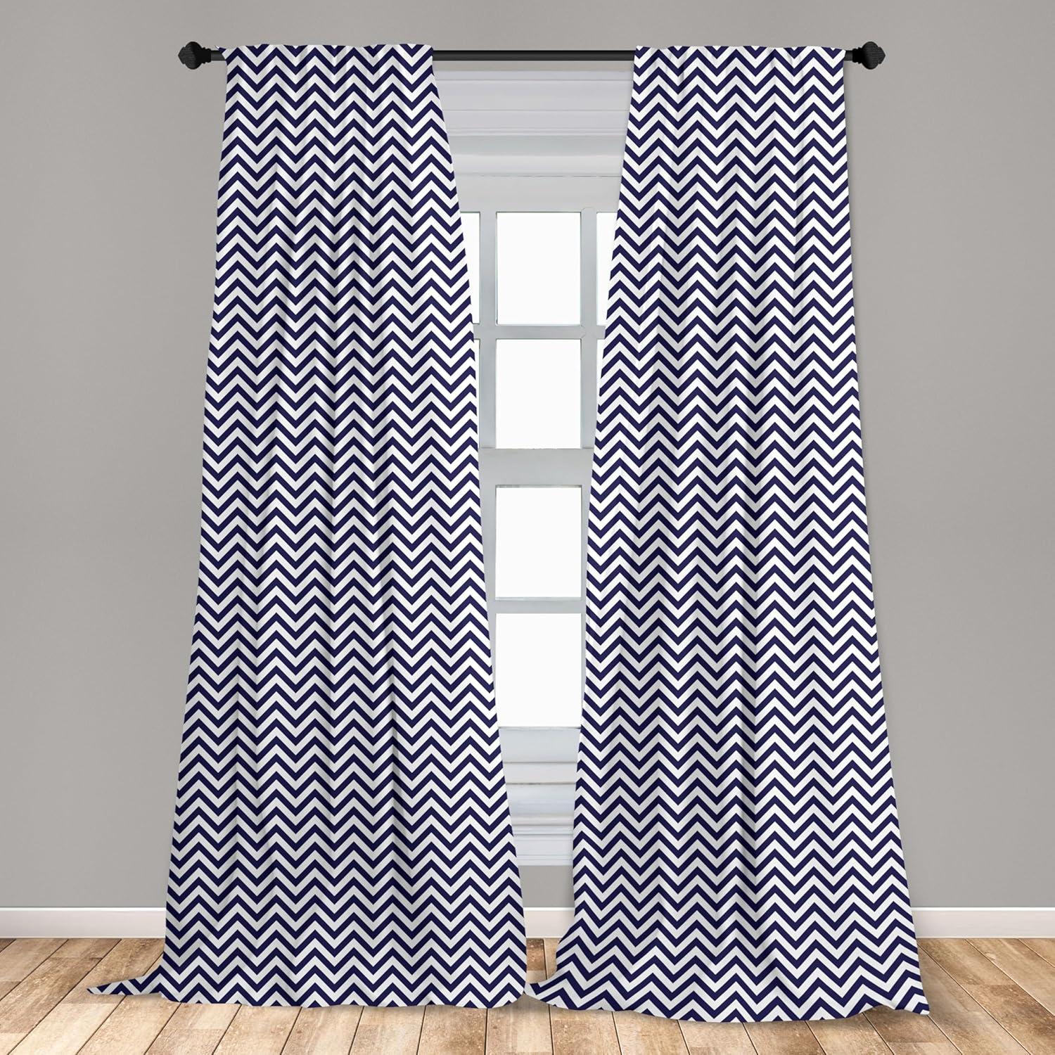 imageAmbesonne Christmas Curtains Tree Branches Spruce Leaves Balls Bells Cones Poinsettia Flowers Mistletoe Berry Window Treatments 2 Panel Set for Living Room Bedroom Pair of 28quot x 63quot Ruby GreenBlue Dark