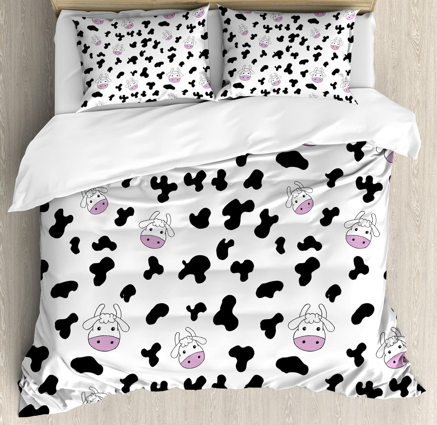 imageAmbesonne Christmas Duvet Cover Set Floral Winter Red Bird Hat and Scarf on Blooming Tree Nature Inspired Decorative 3 Piece Bedding Set with 2 Pillow Shams Queen Size Burgundy GreenBlack White Lilac