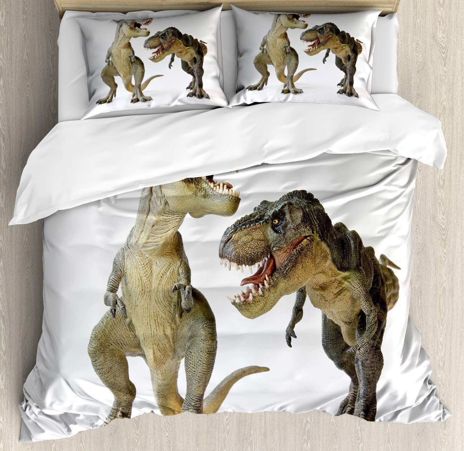 imageAmbesonne Christmas Duvet Cover Set Floral Winter Red Bird Hat and Scarf on Blooming Tree Nature Inspired Decorative 3 Piece Bedding Set with 2 Pillow Shams Queen Size Burgundy GreenBrown Ivory