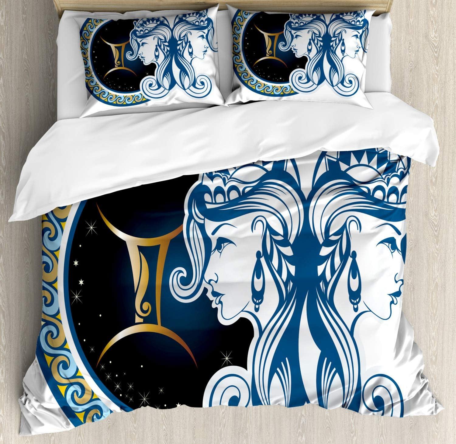 imageAmbesonne Christmas Duvet Cover Set Floral Winter Red Bird Hat and Scarf on Blooming Tree Nature Inspired Decorative 3 Piece Bedding Set with 2 Pillow Shams Queen Size Burgundy GreenBlue Black