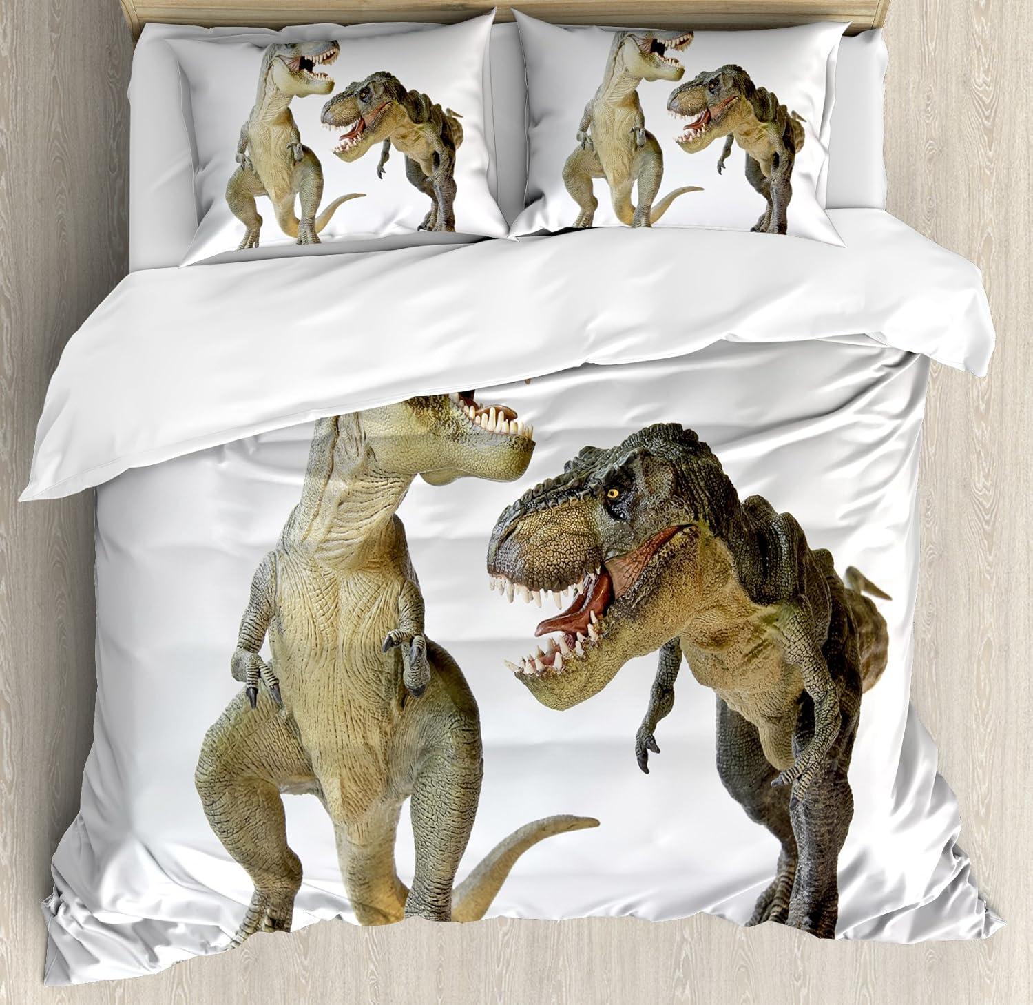 imageAmbesonne Christmas Duvet Cover Set Floral Winter Red Bird Hat and Scarf on Blooming Tree Nature Inspired Decorative 3 Piece Bedding Set with 2 Pillow Shams Queen Size Burgundy GreenBrown Ivory