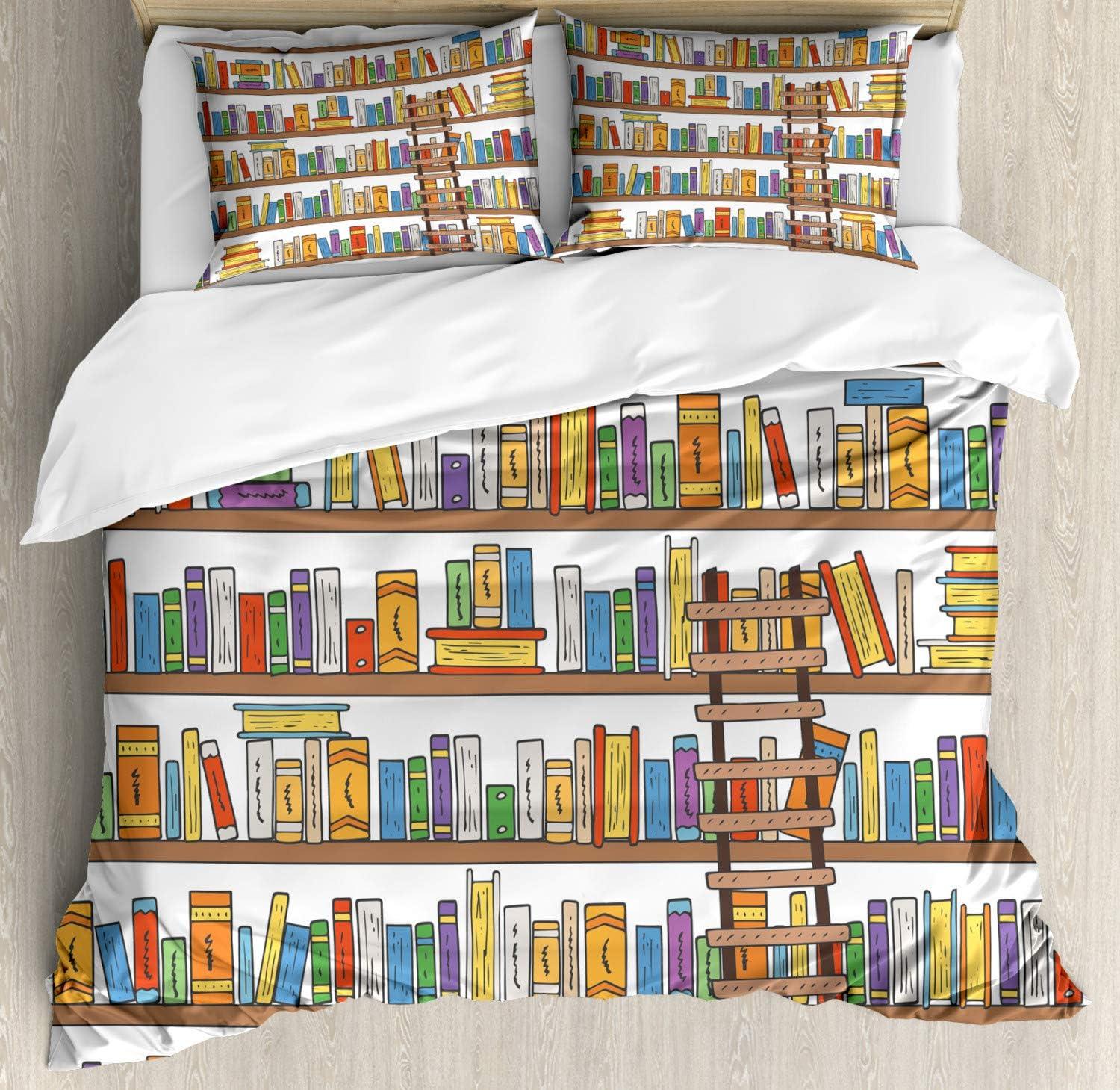 imageAmbesonne Christmas Duvet Cover Set Watercolor Christmas Theme Fir Trees Abstract Silhouettes Illustration Decorative 3 Piece Bedding Set with 2 Pillow Shams Queen Size Green SeafoamBrown White