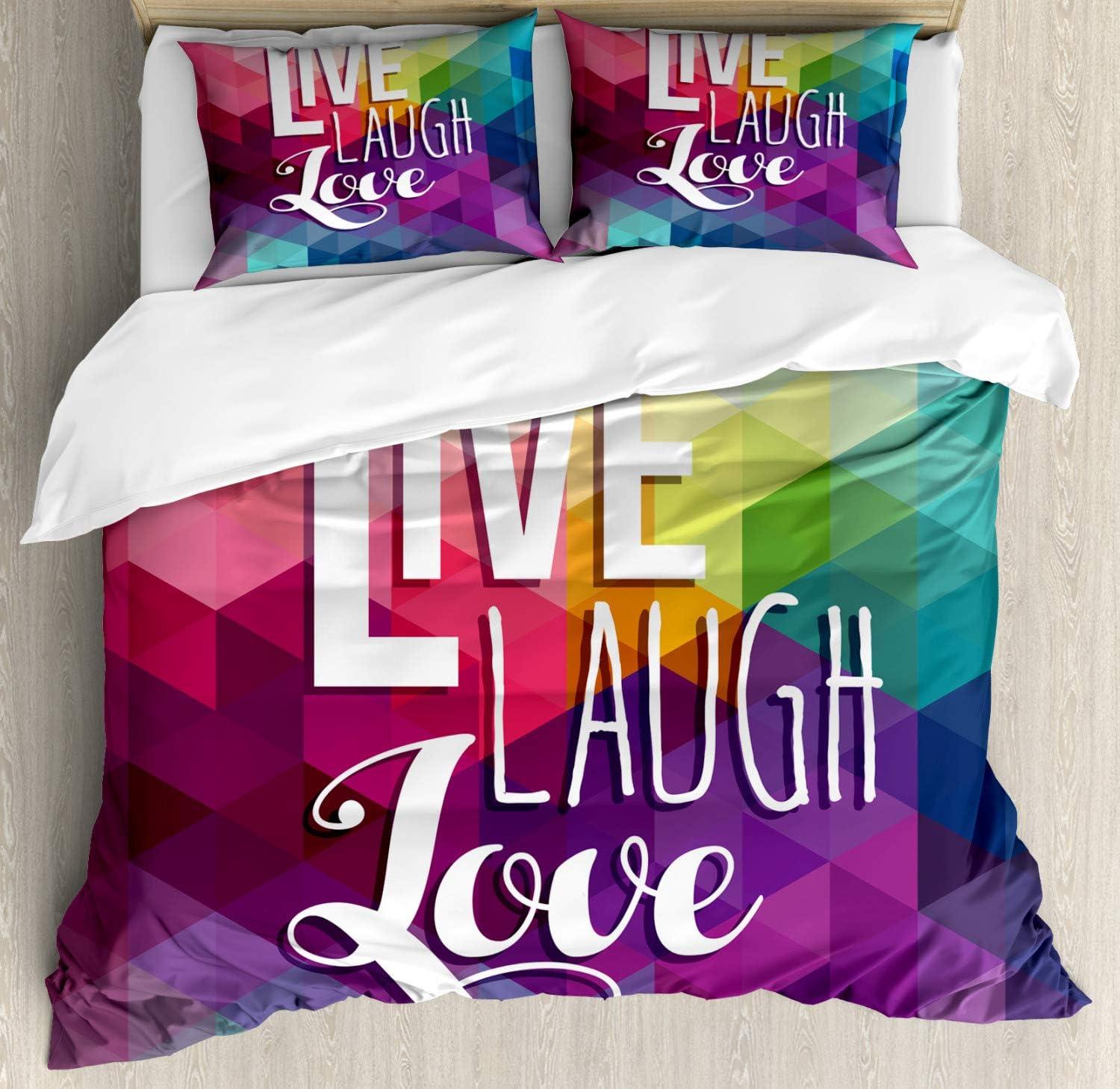 imageAmbesonne Christmas Duvet Cover Set Watercolor Christmas Theme Fir Trees Abstract Silhouettes Illustration Decorative 3 Piece Bedding Set with 2 Pillow Shams Queen Size Green SeafoamMagenta Teal