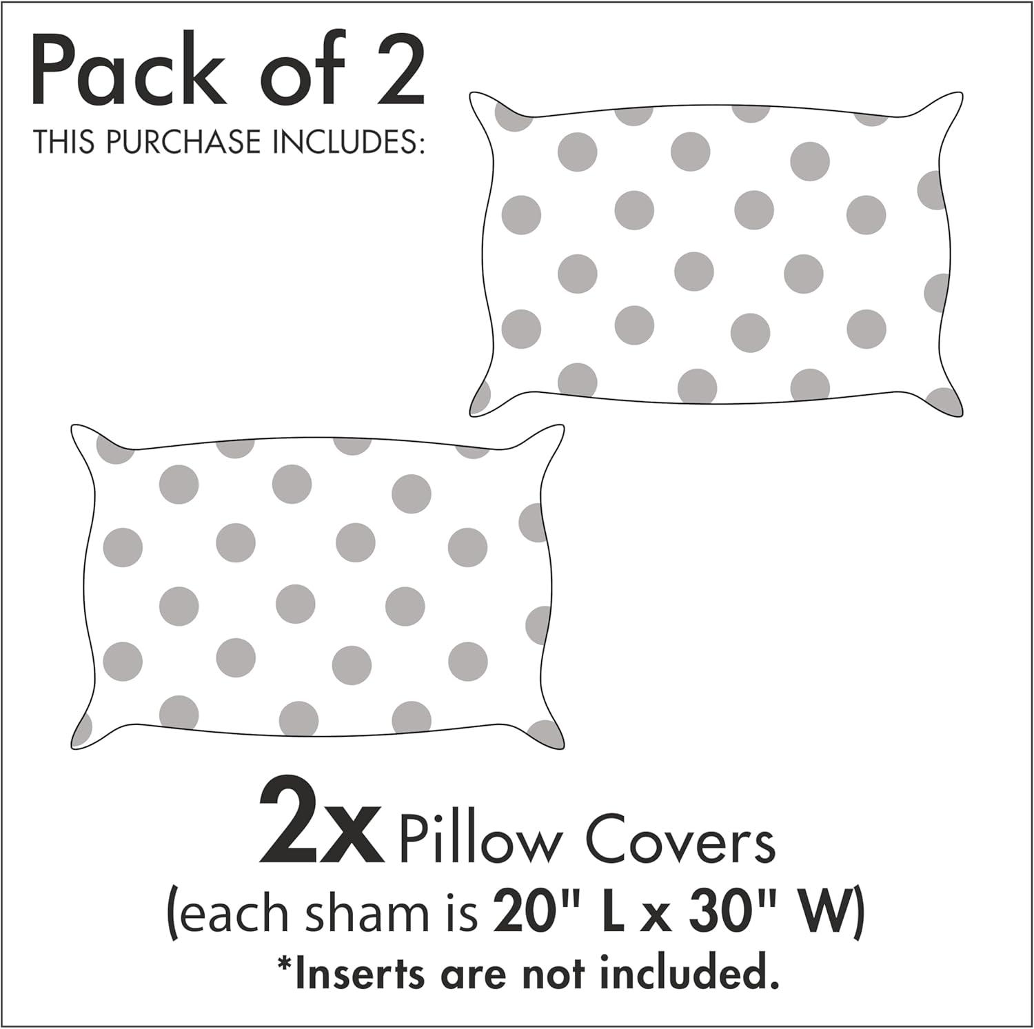 imageAmbesonne Christmas Pillow Sham Set of 2 Holiday Season Office Design Tree Celebration Snowflakes Celebration Quality Microfiber Bedding Item for All Seasons 30quot x 20quot White Green RedCoral Caramel