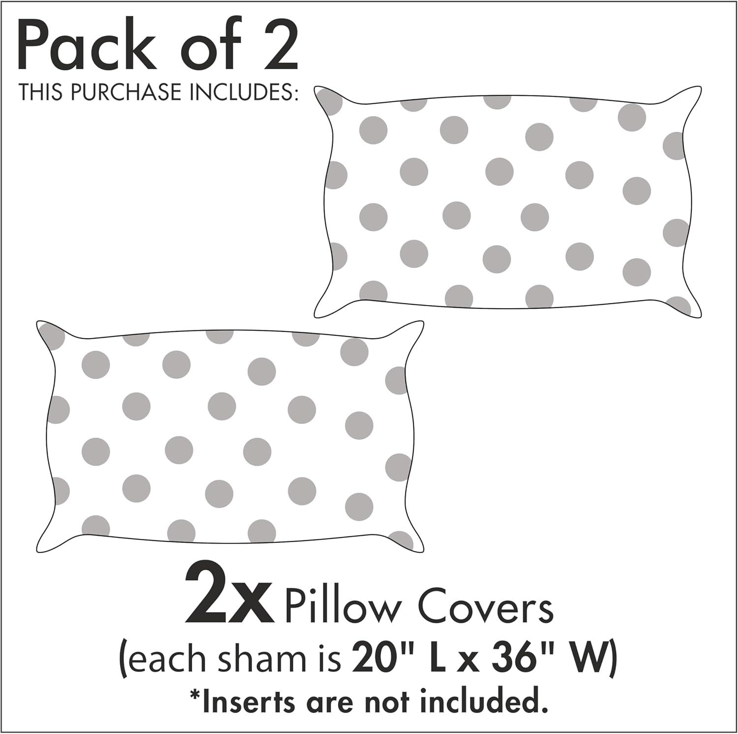 imageAmbesonne Christmas Pillow Sham Set of 2 Holiday Season Office Design Tree Celebration Snowflakes Celebration Quality Microfiber Bedding Item for All Seasons 30quot x 20quot White Green RedUmber Ruby Emerald
