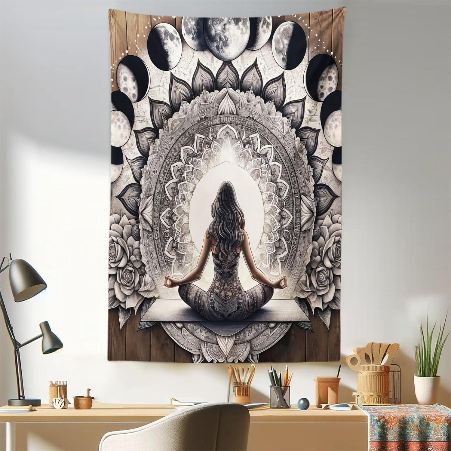 imageAmbesonne Christmas Tapestry Pine Tree with Present Boxes on Snowy Board Xmas at Countryside Theme Wall Hanging for Bedroom Living Room Dorm Decor 40quot X 60quot Green BrownCocoa Charcoal Grey White