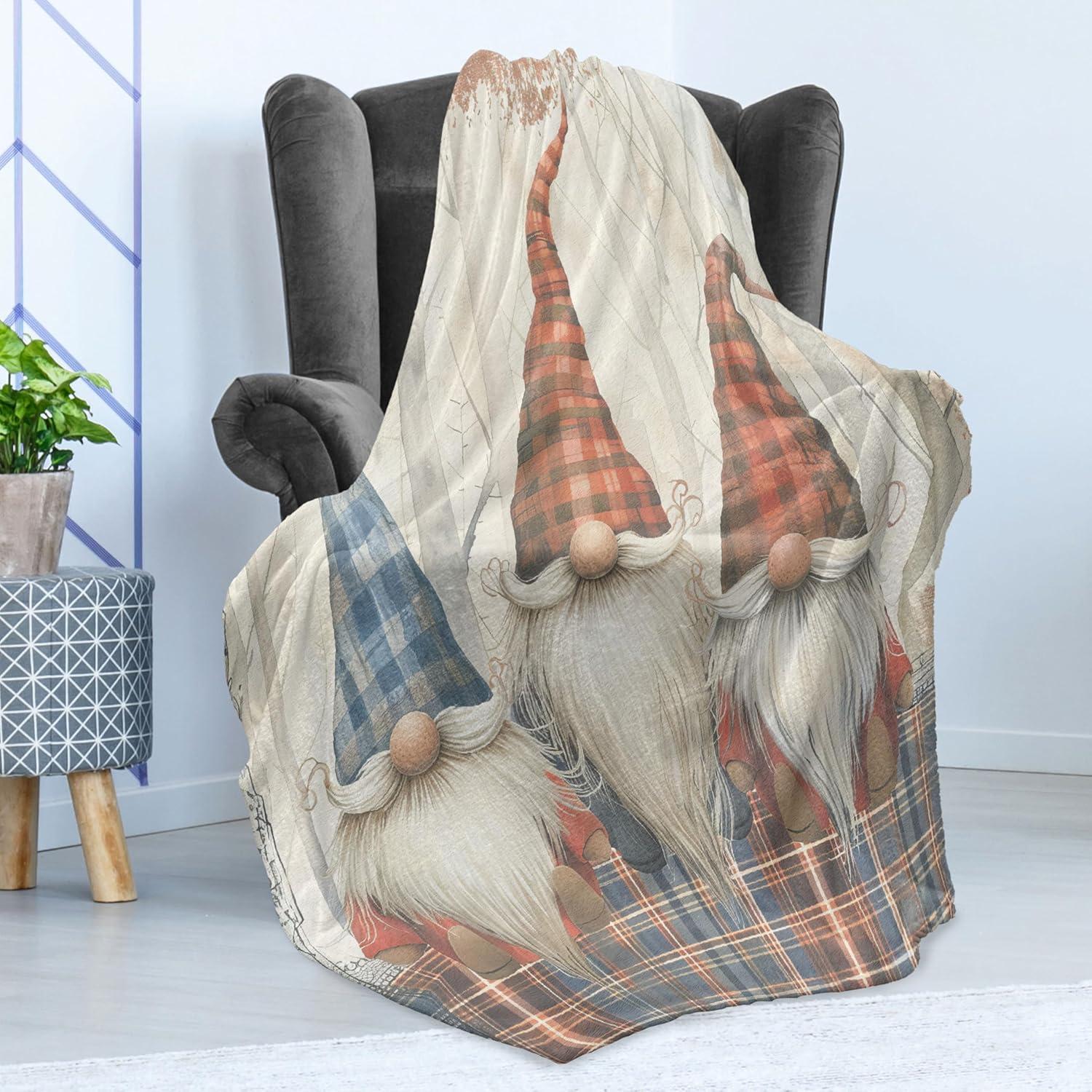 imageAmbesonne Christmas Throw Blanket Xmas Eve Starry Night in Snowy Town with Starry Sky Reindeer and Moon Flannel Fleece Accent Piece Soft Couch Cover for Adults 70quot x 90quot Cocoa Dark Slate BlueBlue Brown Burnt Sienna