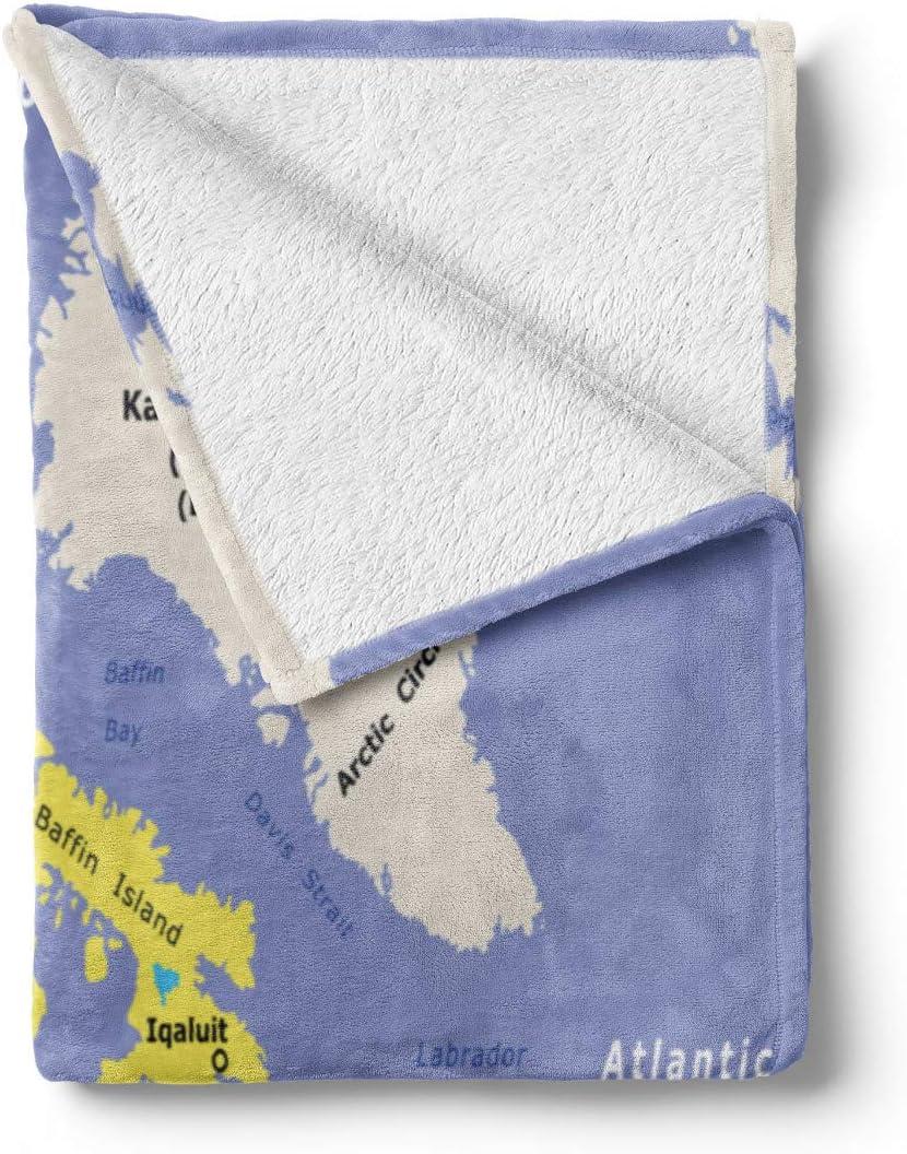 imageAmbesonne Christmas Throw Blanket Xmas Eve Starry Night in Snowy Town with Starry Sky Reindeer and Moon Flannel Fleece Accent Piece Soft Couch Cover for Adults 70quot x 90quot Cocoa Dark Slate BlueCeil Blue