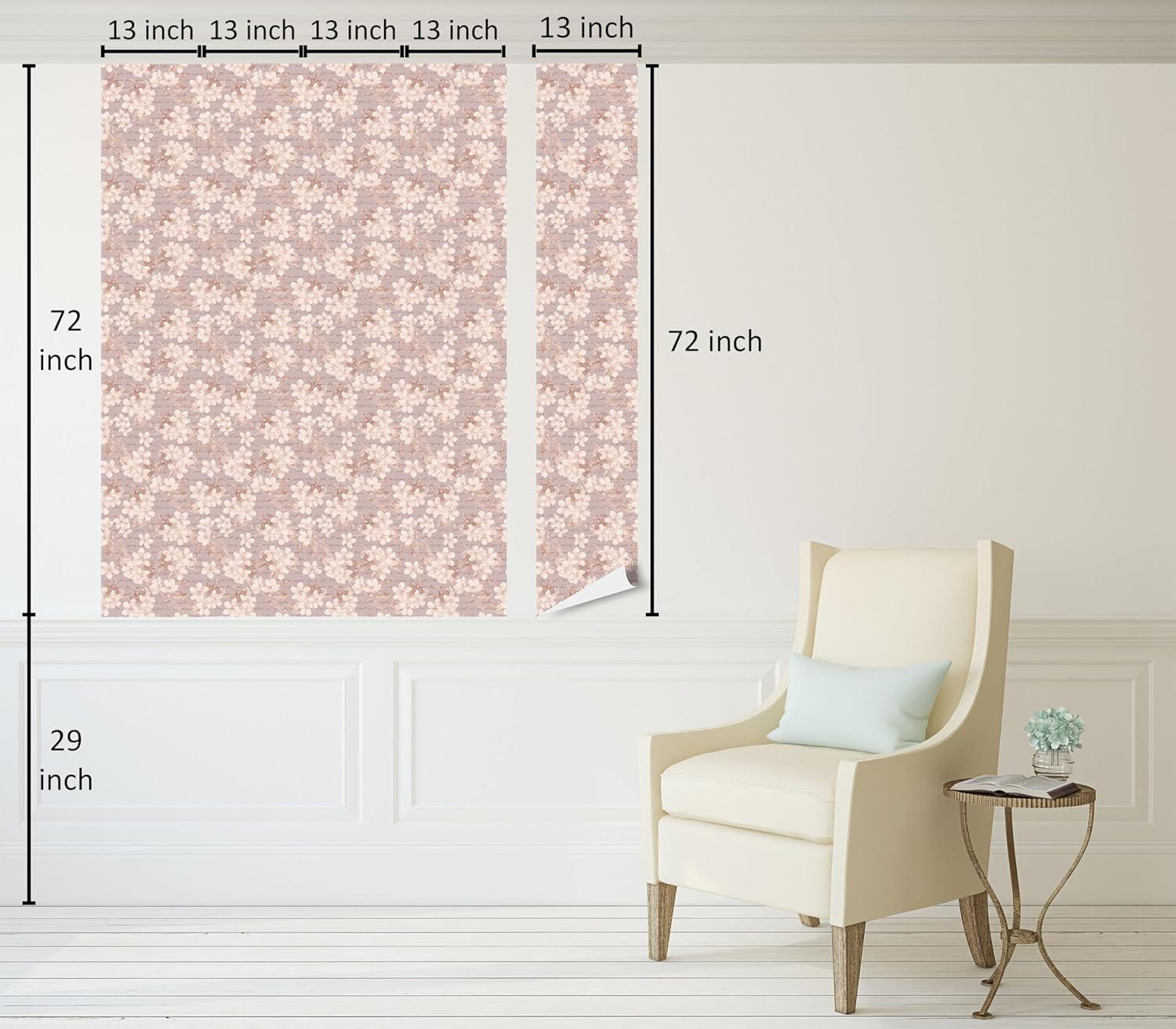 imageAmbesonne Coffee Peel ampamp Stick Wallpaper for Home Sepia Tones Old Newspaper Print with Lettering on it Beverage Love SelfAdhesive Living Room Kitchen Accent 13quot x 36quot Tan Umber and Dark BrownGrey Pink Pale Eggshell